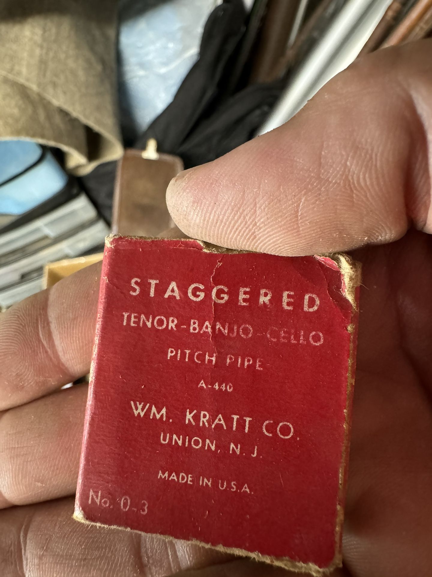 Tenor Banjo Cello Pitch Pipe A-440.