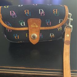 Dooney & Burke Wristlet With Heart Charm
