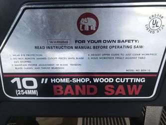 10” Band Saw -excellent conditions!