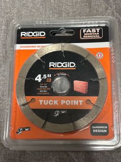 4.5 Inch Ridgid Diamond Blades …