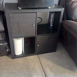 Black Cabinet/ Shelf  