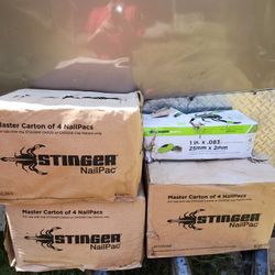 Stinger Full Cases 1" Nails For Stinger Gun