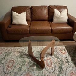 Leather Couch And Recliner