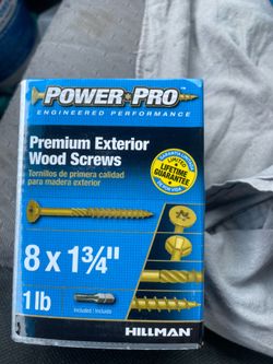 Exterior screws