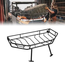 KEMIMOTO Heavy Duty Hood Rack/Front Storage Rack for Polaris Ranger XP 1000 (NEW)!