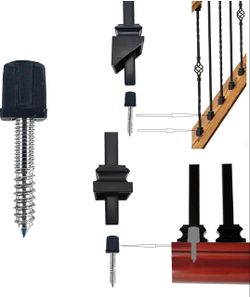 (Brand New in Box) 
Adjustable Angle Connectors for 1/2" Square Balusters and shoe Installation with Screws (Pack of 19) /A1-CN-5633