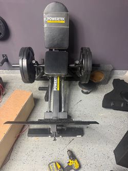 Power tech squat machine