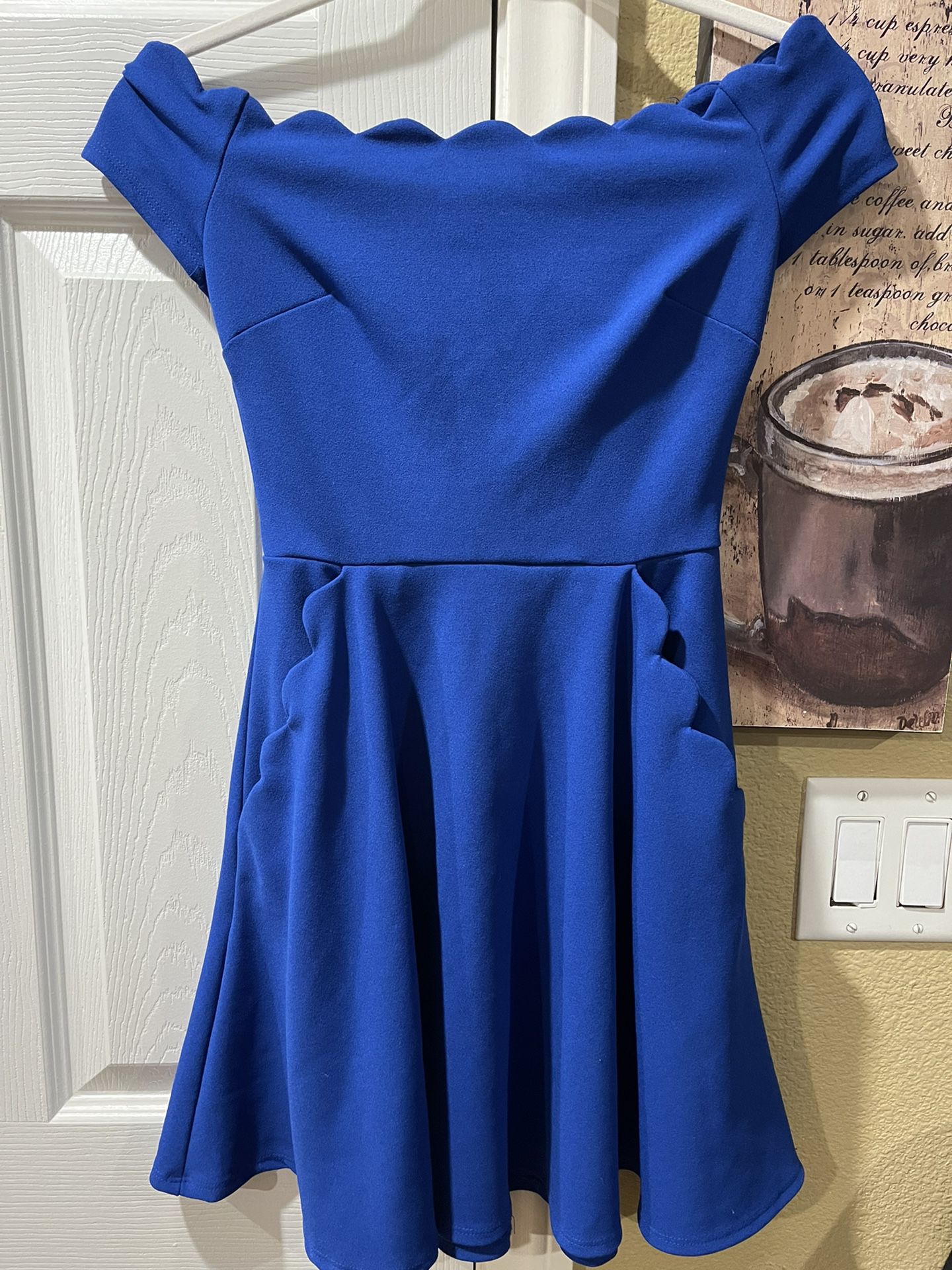Royal Blue Dress 1/2