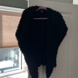 Faux Fur Vest Sweater 