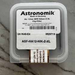 Astronomik H-Alpha 12 nm CCD Filter - Nikon Z XL Clip