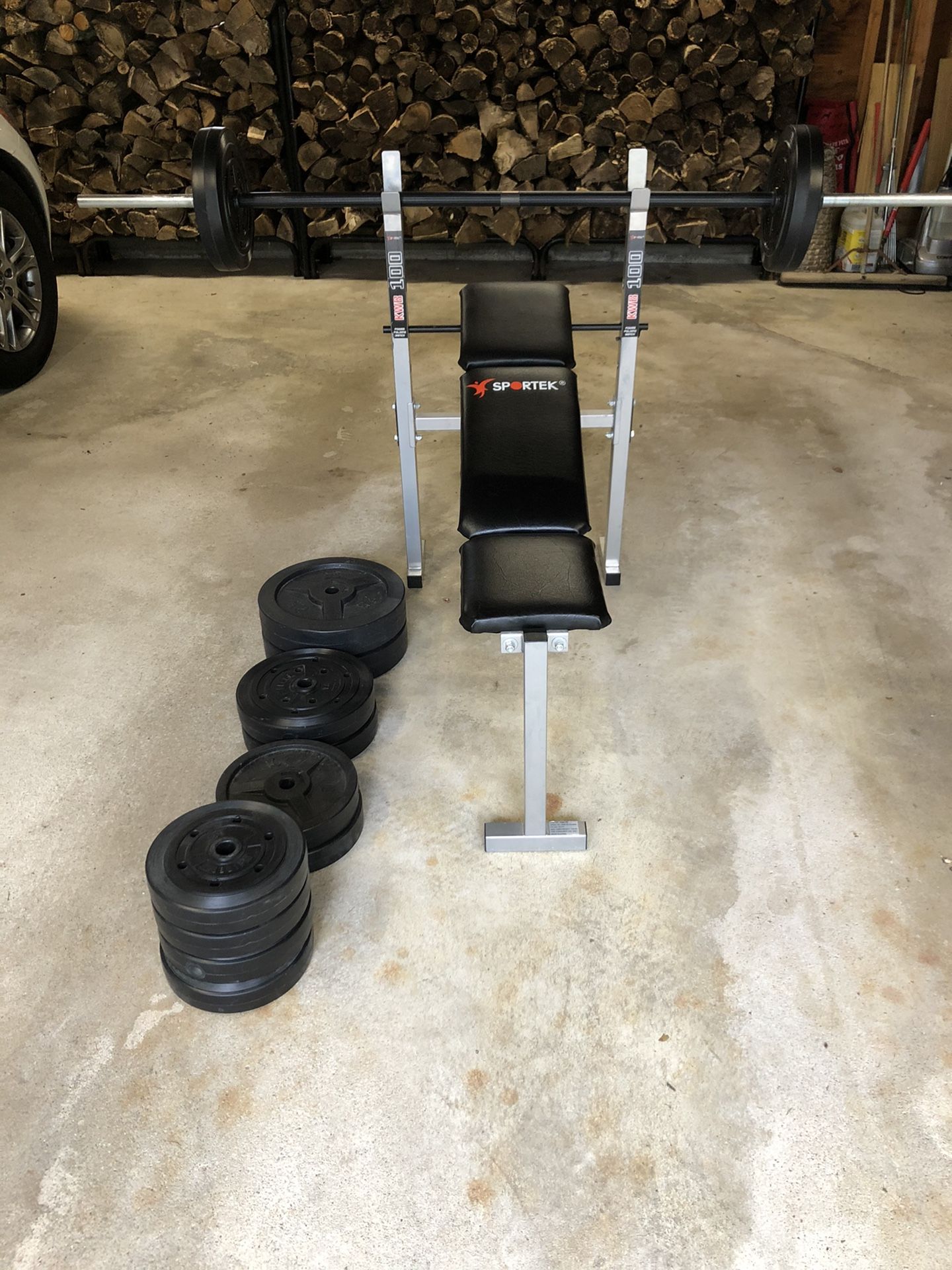 Weight Bench & Weights