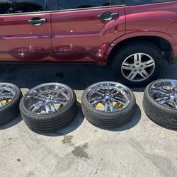 22 Inch Chrome Rims 5x114.3Need Gone 