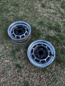 Two Jaguar 15 inch rims