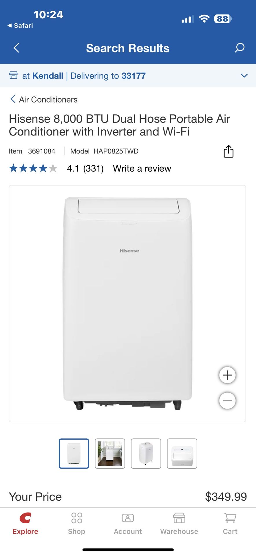 Hisense Portable AC Unit For Sale