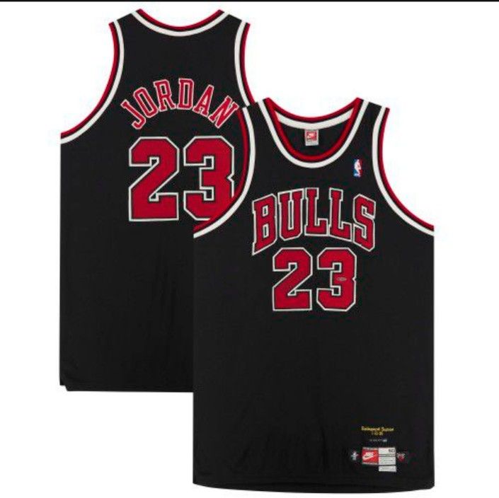 Michael Jordan Chicago Bulls Black Men's Jersey SIZES IN DESCRIPTION 👇
