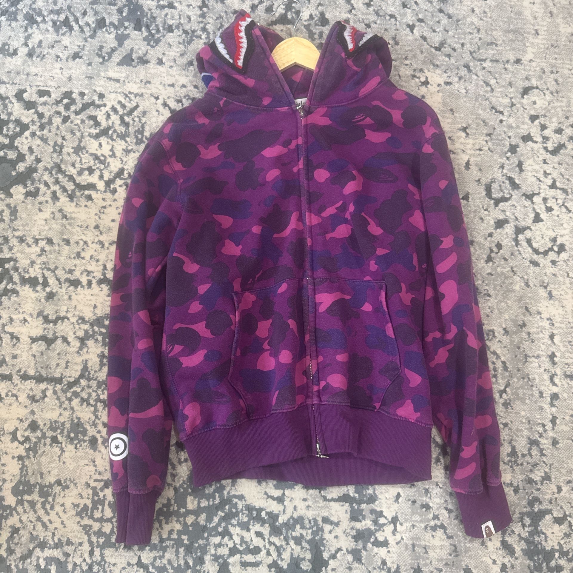 Purple Camo Bape Hoodie