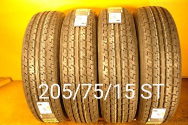 205/75/15 For Sale 4 New Tires ST Trailer We Service Motorcycle Tires