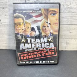 Team America World Police Uncensored & Unrated DVD Special Collector's Edition