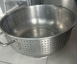 16 Court commercial aluminum strainer pasta rice food