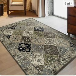 💥R64#39 $55 SUPERIOR Designer Paloma Area Rug (4' x 6') 4' x 6', Multi-color 🆕️👌