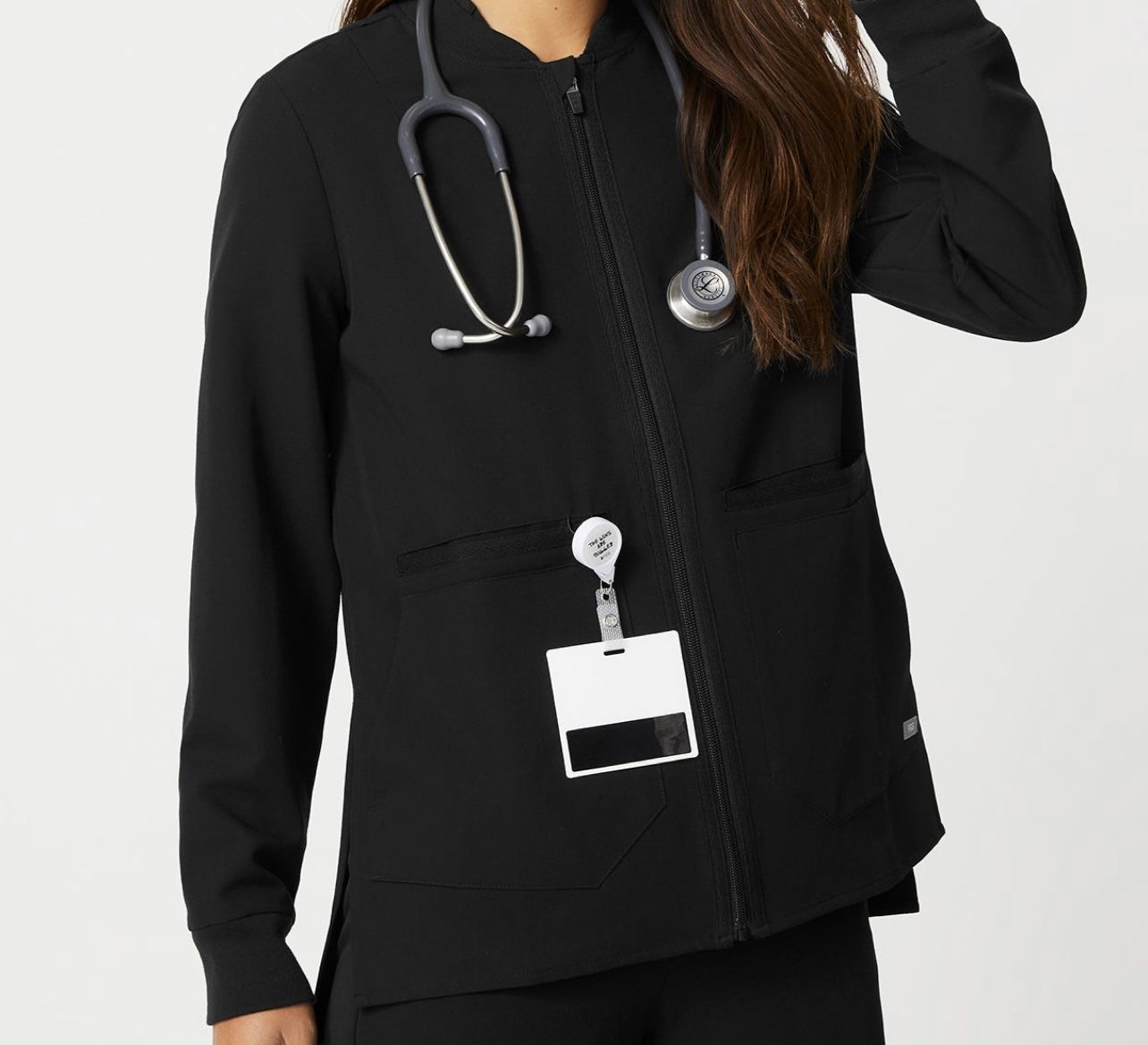 Figs Bellery Bomber Scrub Jacket