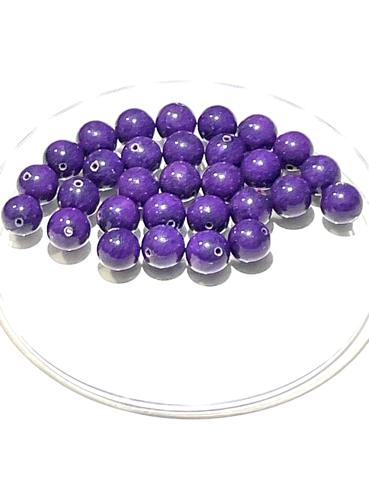 Purple Sapphire 10mm Beads