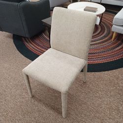 Full Upholstered Almond Dining Chair