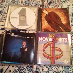 CD's By BeeGees, Peter Cetera, Jake Simpson & 1 Other