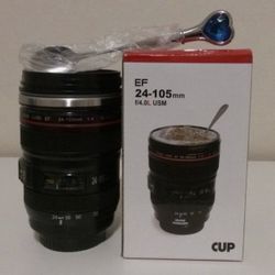 Camera Lens EF 24-105 MM Cup With Lid