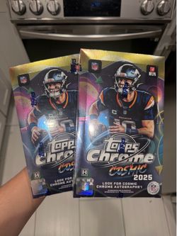 2x 2025 Topps Cosmic Chrome® Football - Hobby Box