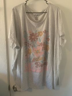Plus size 4X cute knit top 5$