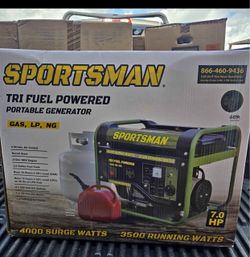 TRI FUEL POWERED PORTABLE GENERATOR ($300 each one )