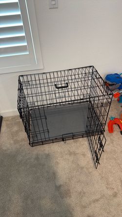 Metal dog crate 21” x 29”