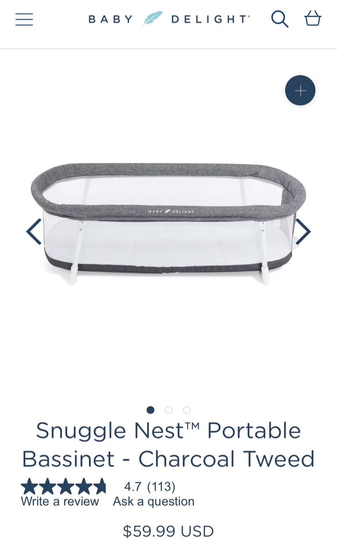 Bassinet - Portable/Travel - Baby Delight