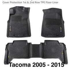 Floor Mats Liners Custom Fit Toyota Tacoma 2005 To 2015