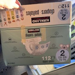 Kirkland Diapers  size 2 