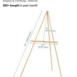 New Natural Wooden Easel Arts 