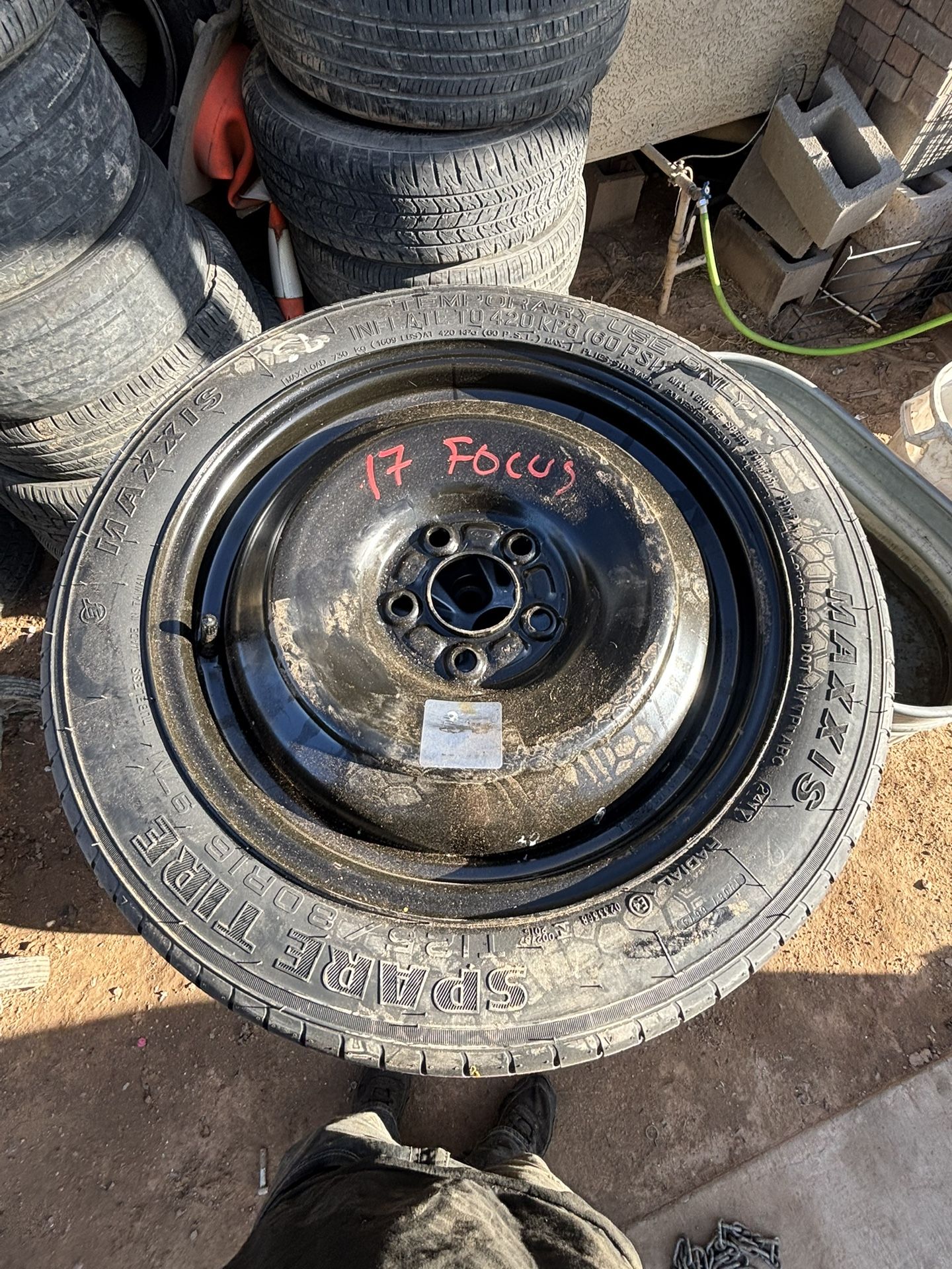2017 Ford Focus Spare Tire