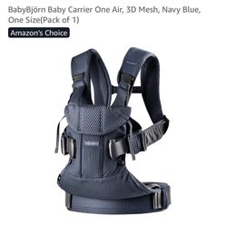 BabyBjorn navy mesh Carrier