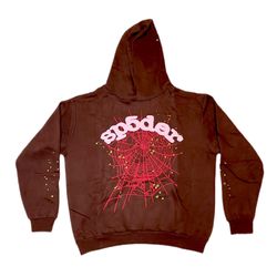 Sp5der Web Hoodie “Brown” 
