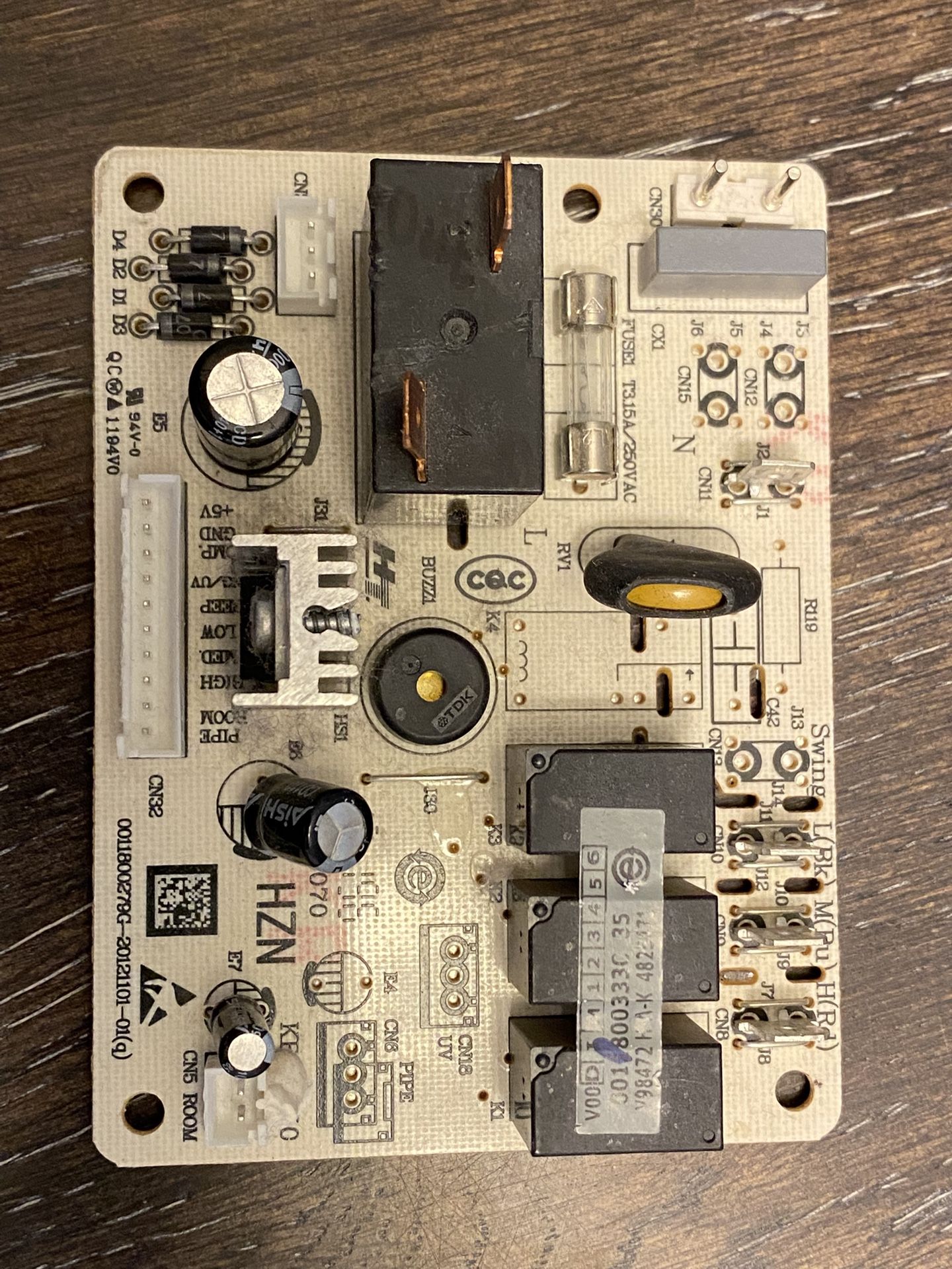 Genuine OEM GE ac model: AHTK08AAW1 Power Supply Board 001(contact info removed)