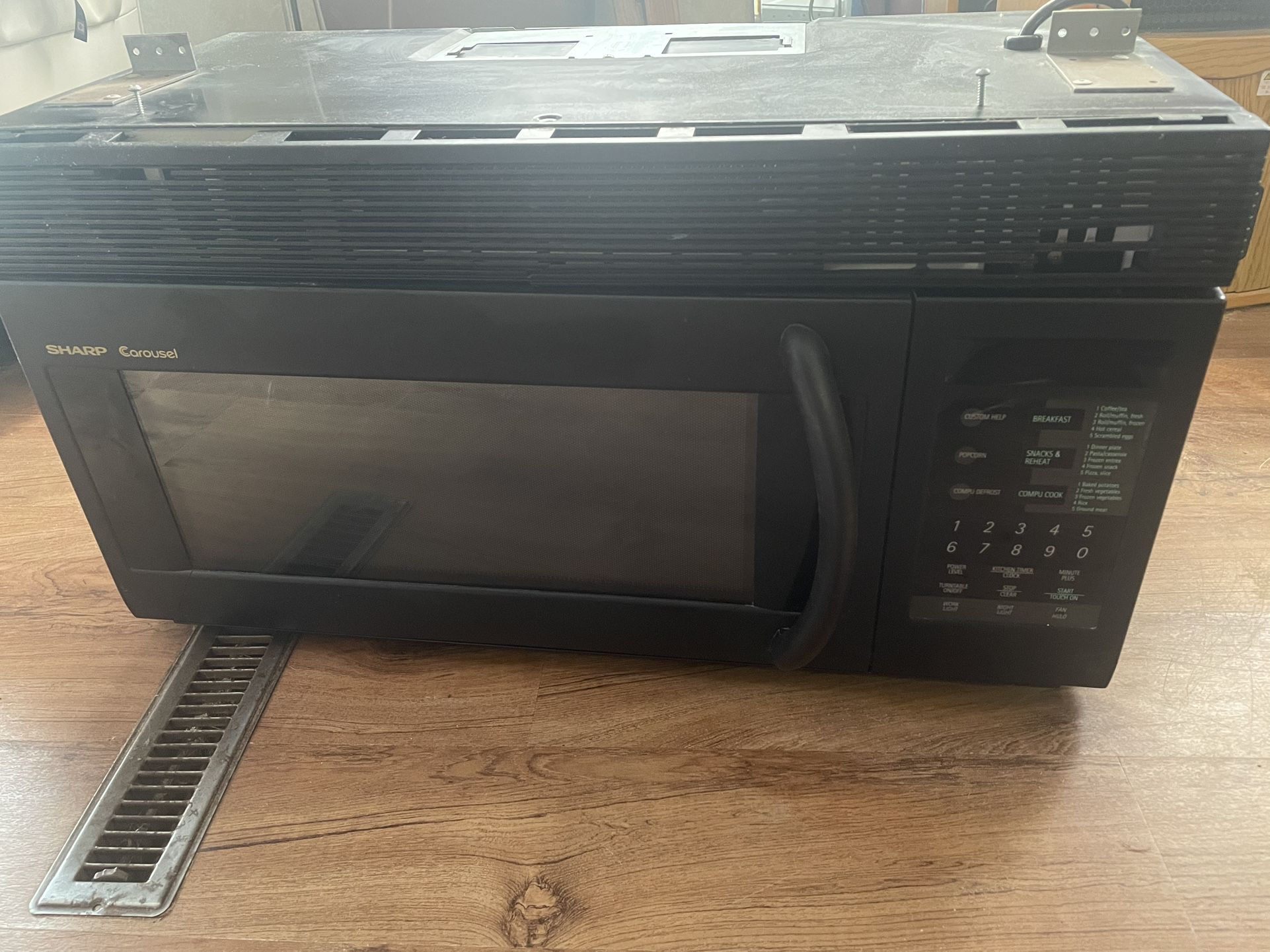 Above Range Microwave Sharp Carousel