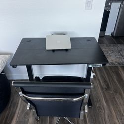 Desk Adjustable Height & Chair 