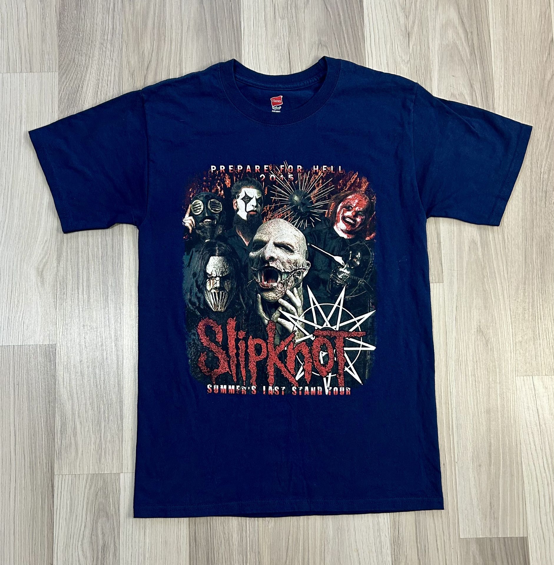 Heavy Metal SLIPKNOT 2015 Concert Tour T-shirt Size Small