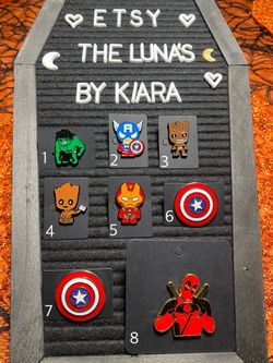 Super Hero Pins