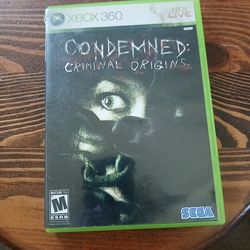 condemned for Xbox 360