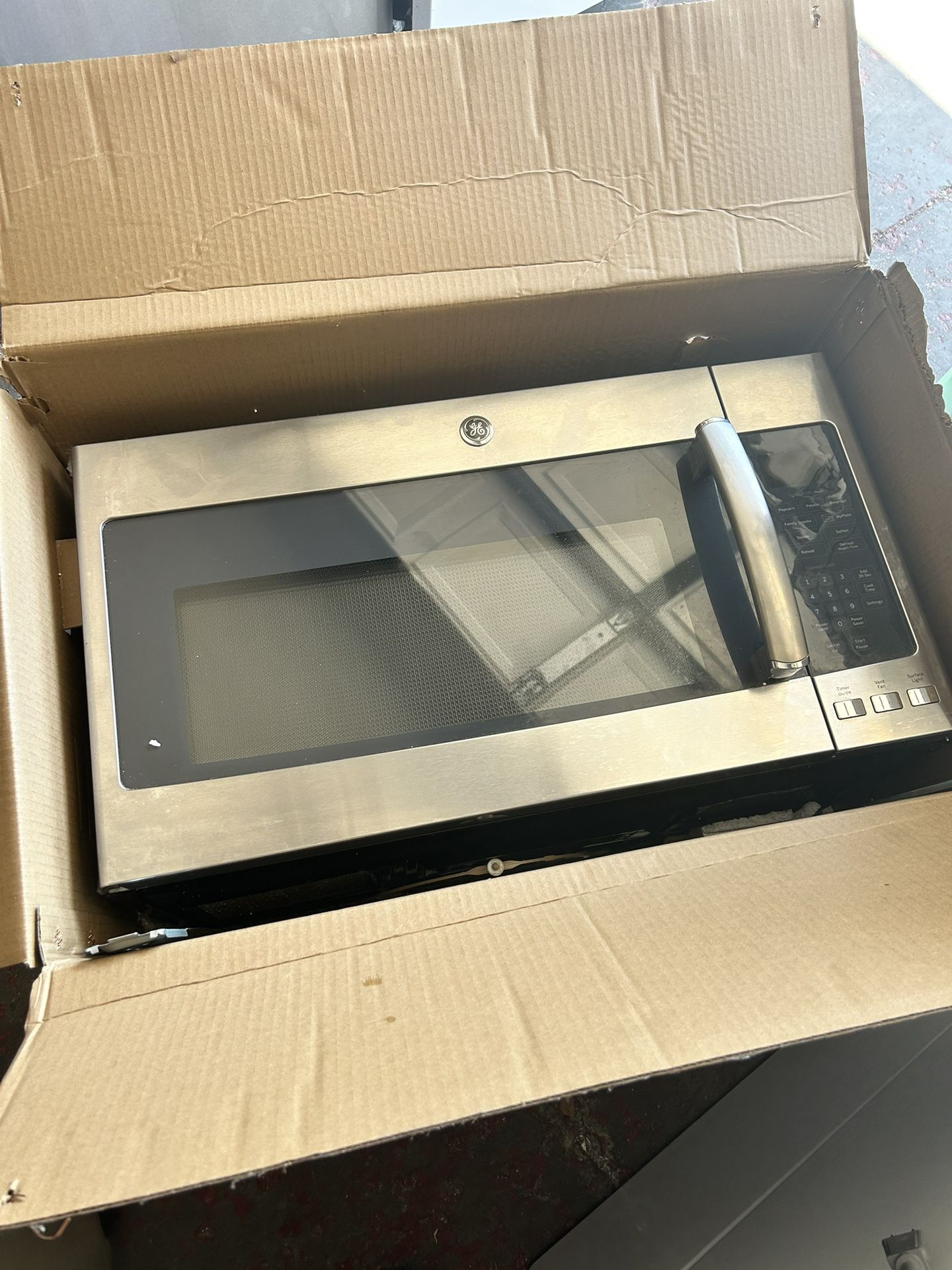 Stainless Steel Ge Over The Range Microwave