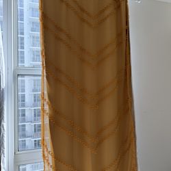 Mustard Yellow Curtains – Set of 2 Panels