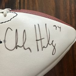 Charles Haley & Jay Novacek Autographed Dallas Cowboys Football