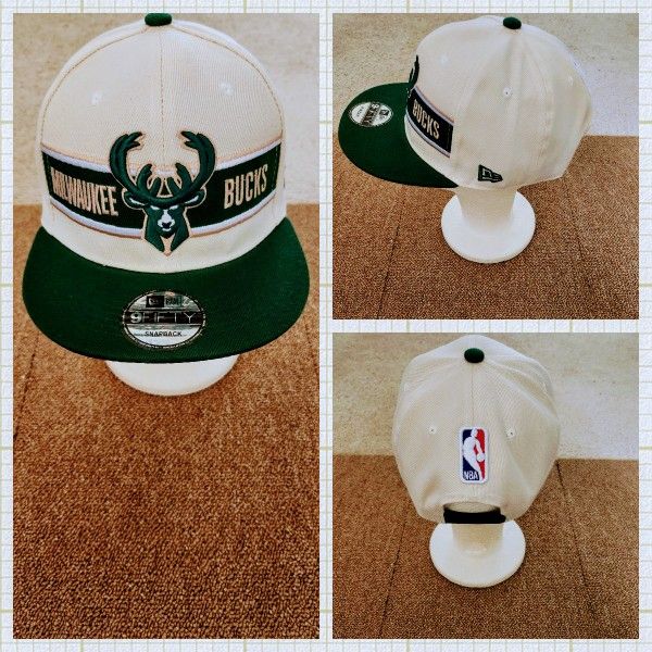 MILWAUKEE BUCKS NBA BASKETBALL ๐ SNAPBACK HAT.